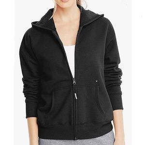 Hanes Women's Full Zip Fleece Hoodie - size M
